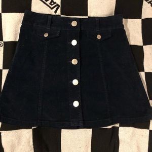 urban outfitters corduroy mini skirt